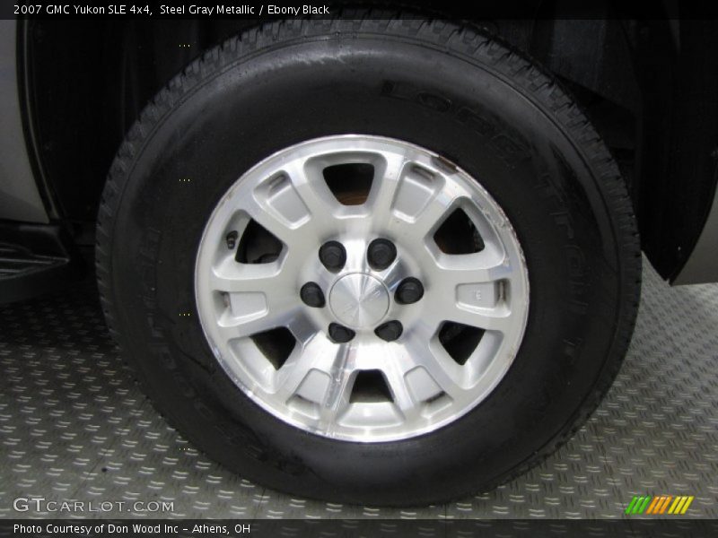 Steel Gray Metallic / Ebony Black 2007 GMC Yukon SLE 4x4