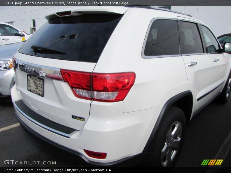 Stone White / Black/Light Frost Beige 2011 Jeep Grand Cherokee Limited