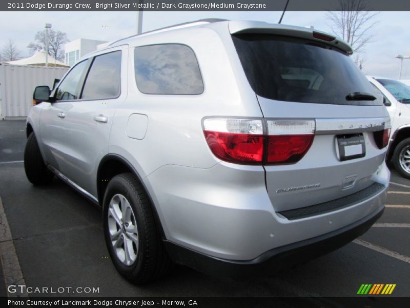 Bright Silver Metallic / Dark Graystone/Medium Graystone 2011 Dodge Durango Crew