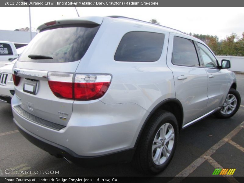 Bright Silver Metallic / Dark Graystone/Medium Graystone 2011 Dodge Durango Crew