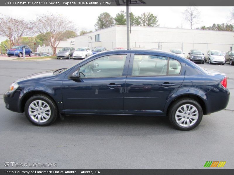 Imperial Blue Metallic / Gray 2010 Chevrolet Cobalt LT Sedan