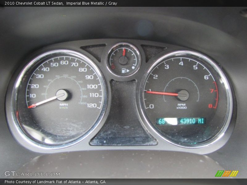 Imperial Blue Metallic / Gray 2010 Chevrolet Cobalt LT Sedan