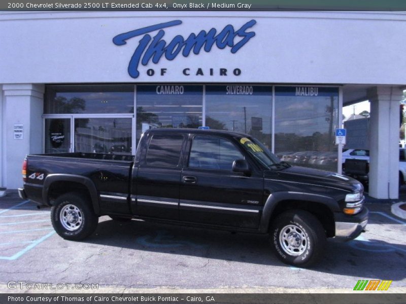 Onyx Black / Medium Gray 2000 Chevrolet Silverado 2500 LT Extended Cab 4x4