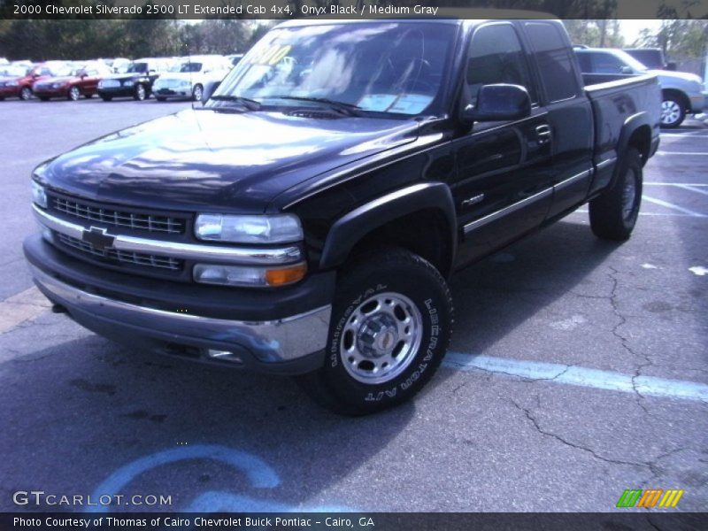 Onyx Black / Medium Gray 2000 Chevrolet Silverado 2500 LT Extended Cab 4x4