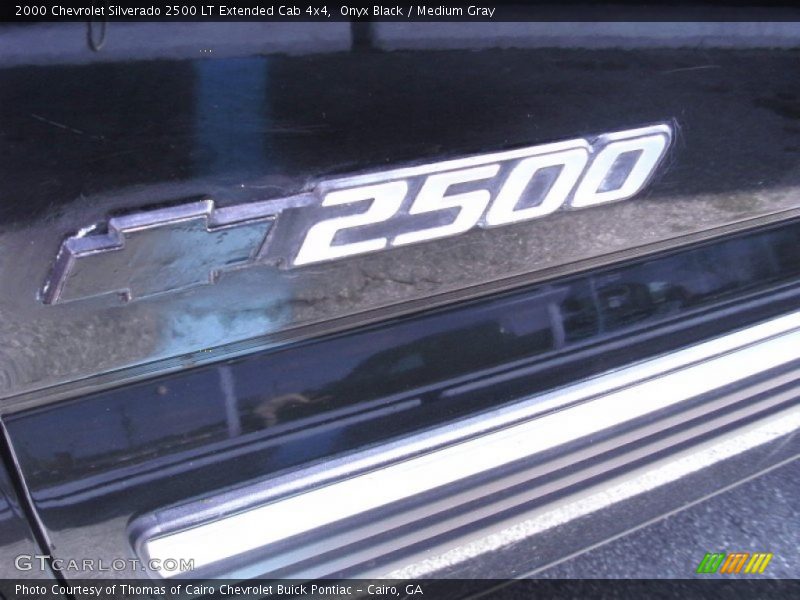 Onyx Black / Medium Gray 2000 Chevrolet Silverado 2500 LT Extended Cab 4x4
