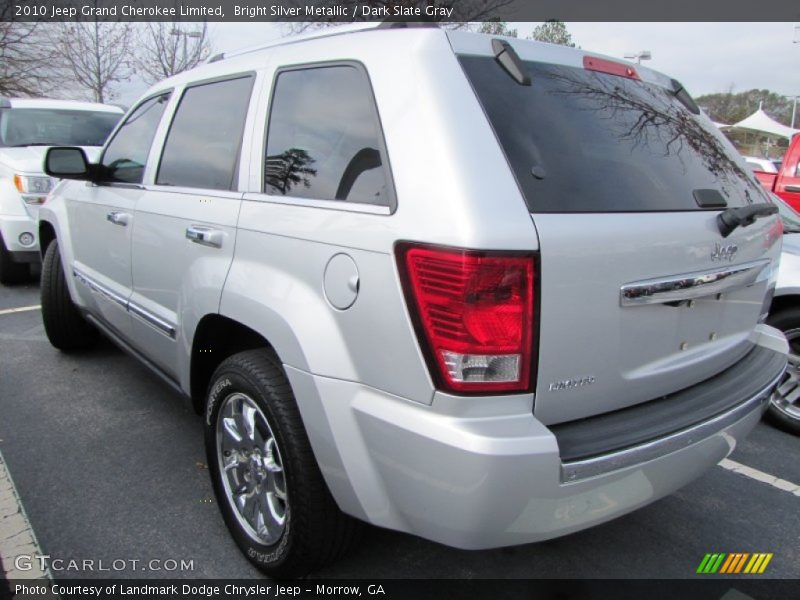 Bright Silver Metallic / Dark Slate Gray 2010 Jeep Grand Cherokee Limited