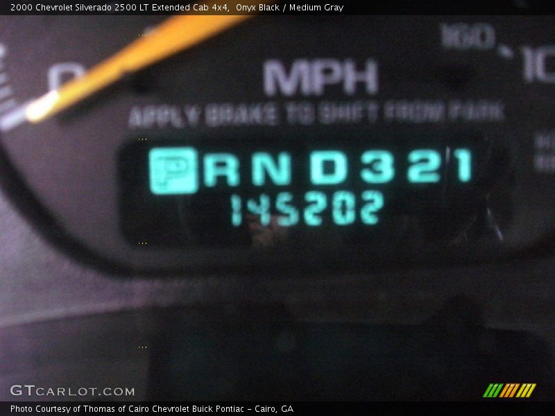 Onyx Black / Medium Gray 2000 Chevrolet Silverado 2500 LT Extended Cab 4x4