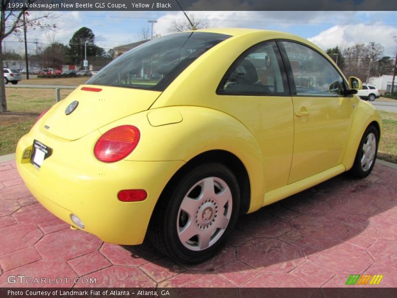Yellow / Black 1999 Volkswagen New Beetle GLS Coupe