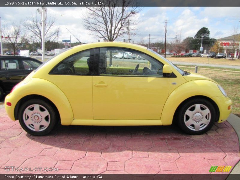 Yellow / Black 1999 Volkswagen New Beetle GLS Coupe