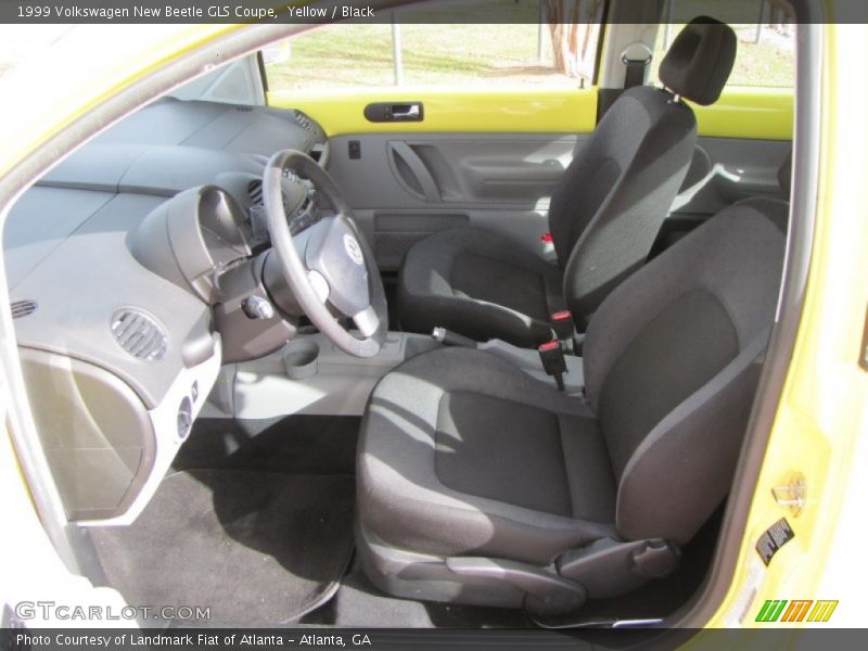 Yellow / Black 1999 Volkswagen New Beetle GLS Coupe