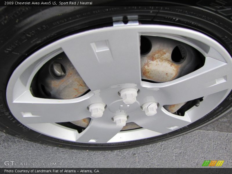 Sport Red / Neutral 2009 Chevrolet Aveo Aveo5 LS