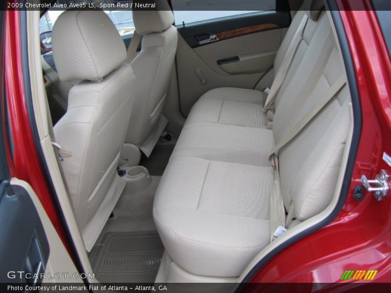 Sport Red / Neutral 2009 Chevrolet Aveo Aveo5 LS