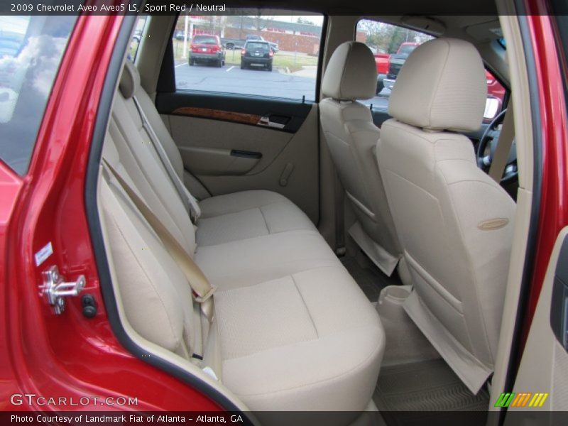 Sport Red / Neutral 2009 Chevrolet Aveo Aveo5 LS