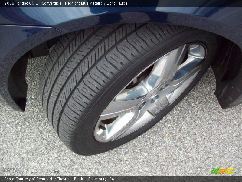 Midnight Blue Metallic / Light Taupe 2008 Pontiac G6 GT Convertible
