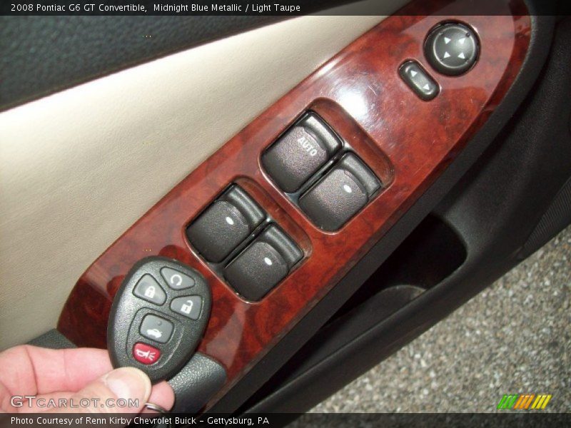 Midnight Blue Metallic / Light Taupe 2008 Pontiac G6 GT Convertible
