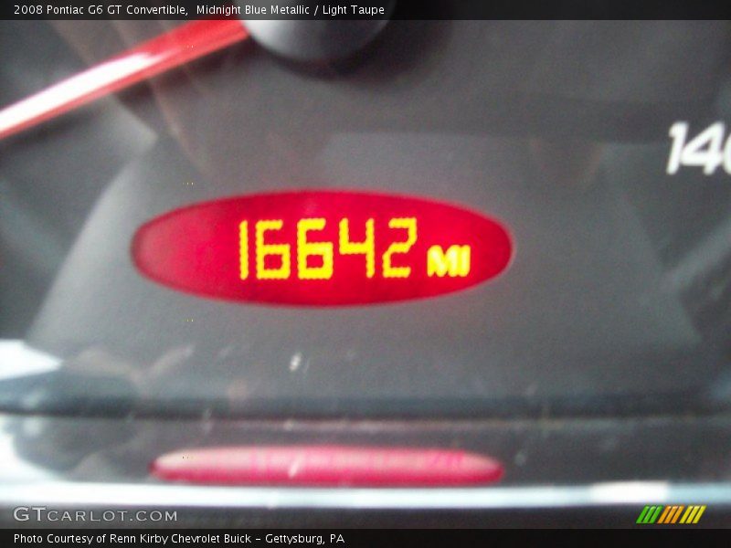 Midnight Blue Metallic / Light Taupe 2008 Pontiac G6 GT Convertible