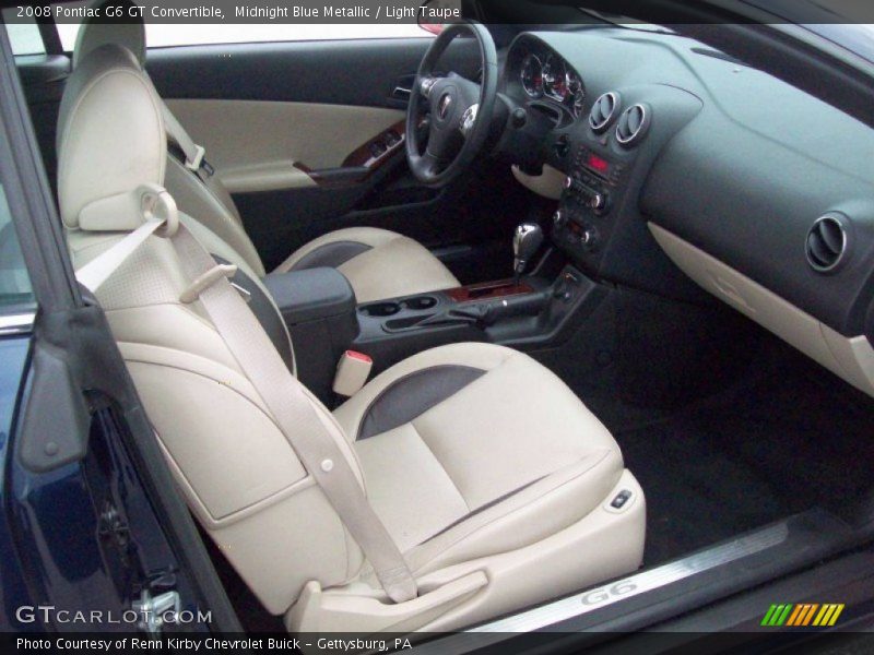  2008 G6 GT Convertible Light Taupe Interior