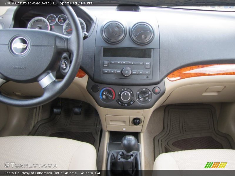 Sport Red / Neutral 2009 Chevrolet Aveo Aveo5 LS