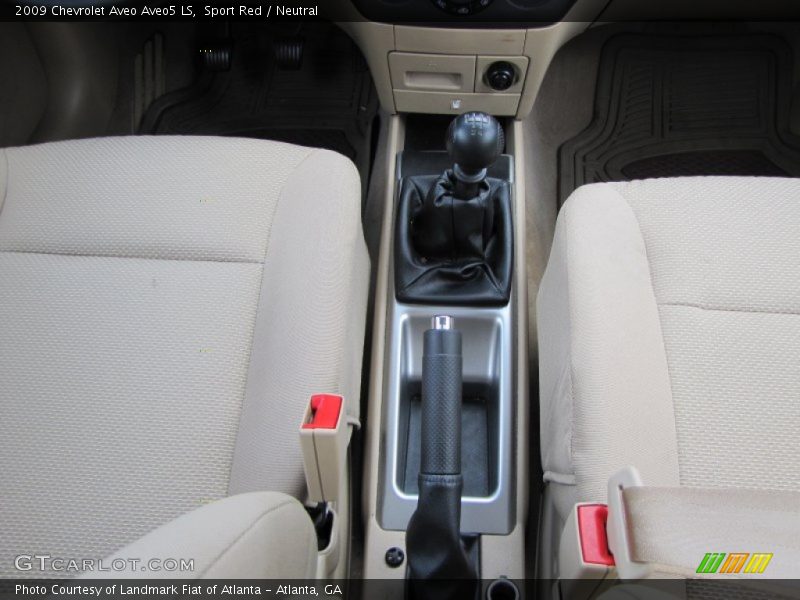 Sport Red / Neutral 2009 Chevrolet Aveo Aveo5 LS