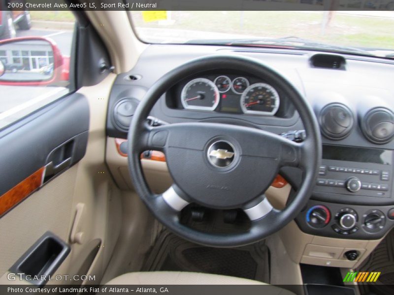 Sport Red / Neutral 2009 Chevrolet Aveo Aveo5 LS