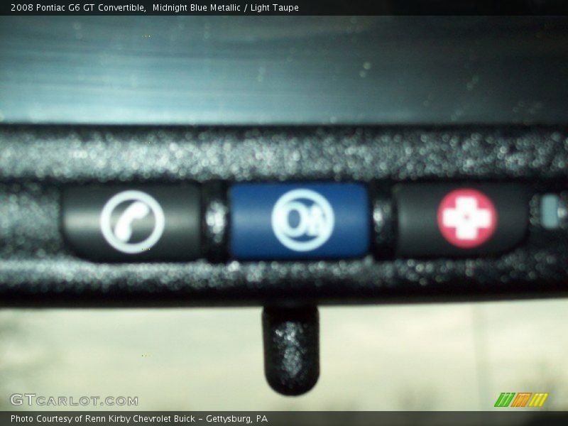 Midnight Blue Metallic / Light Taupe 2008 Pontiac G6 GT Convertible