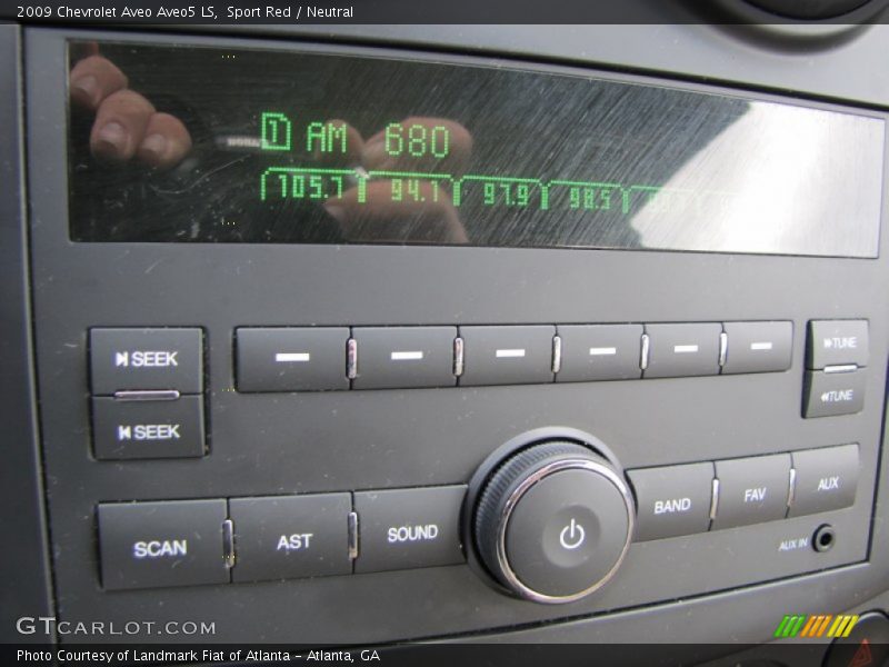 Sport Red / Neutral 2009 Chevrolet Aveo Aveo5 LS