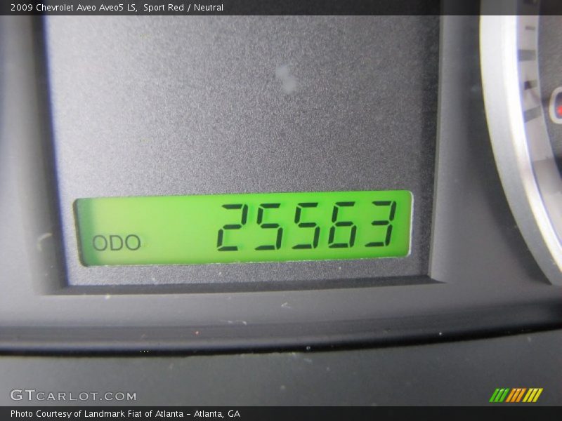 Sport Red / Neutral 2009 Chevrolet Aveo Aveo5 LS