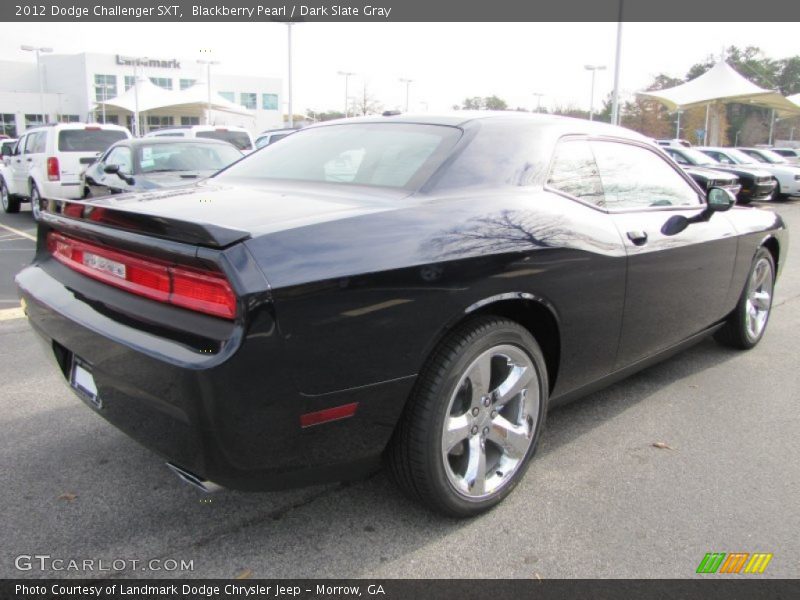 Blackberry Pearl / Dark Slate Gray 2012 Dodge Challenger SXT