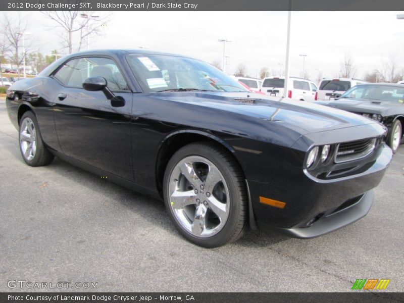 Blackberry Pearl / Dark Slate Gray 2012 Dodge Challenger SXT