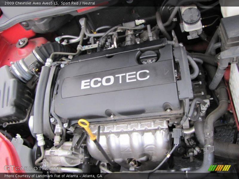 Sport Red / Neutral 2009 Chevrolet Aveo Aveo5 LS