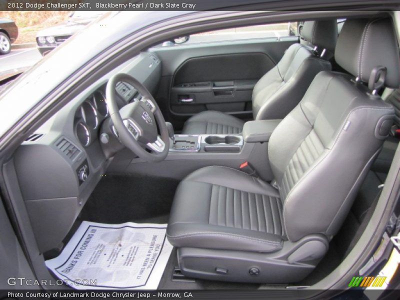 Blackberry Pearl / Dark Slate Gray 2012 Dodge Challenger SXT