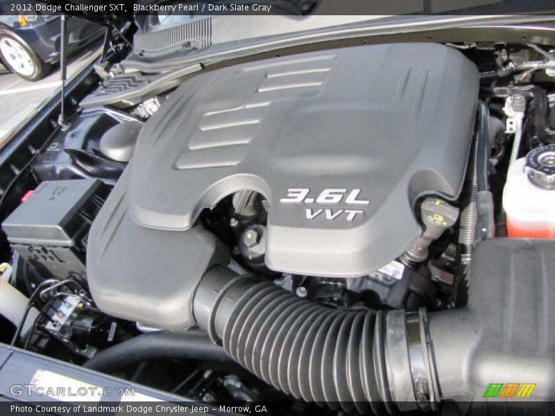 Blackberry Pearl / Dark Slate Gray 2012 Dodge Challenger SXT