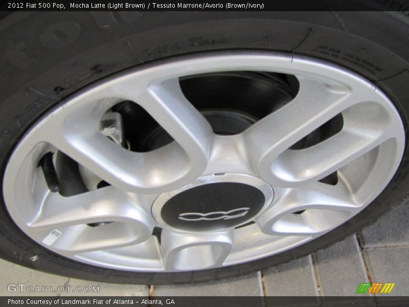 Mocha Latte (Light Brown) / Tessuto Marrone/Avorio (Brown/Ivory) 2012 Fiat 500 Pop