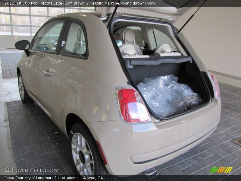 Mocha Latte (Light Brown) / Tessuto Marrone/Avorio (Brown/Ivory) 2012 Fiat 500 Pop