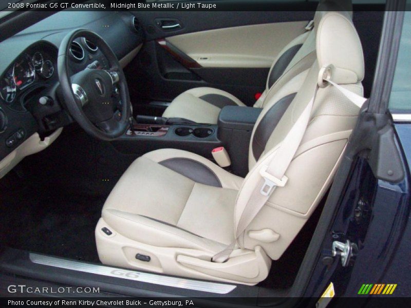  2008 G6 GT Convertible Light Taupe Interior