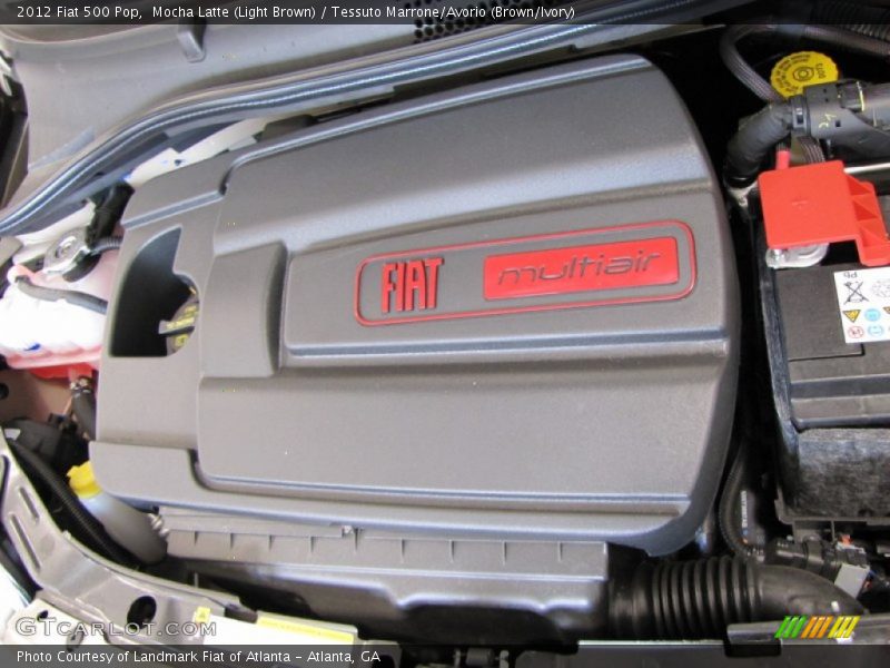 Mocha Latte (Light Brown) / Tessuto Marrone/Avorio (Brown/Ivory) 2012 Fiat 500 Pop