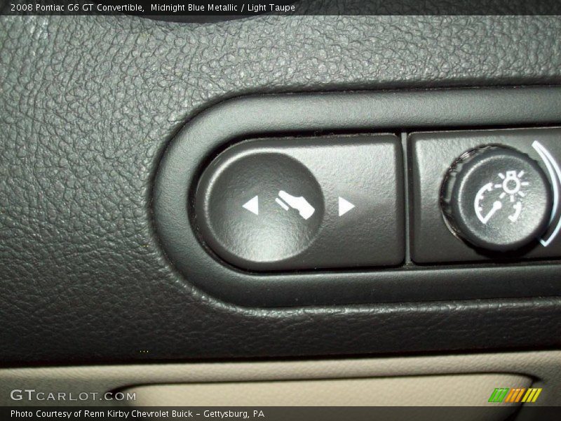 Midnight Blue Metallic / Light Taupe 2008 Pontiac G6 GT Convertible