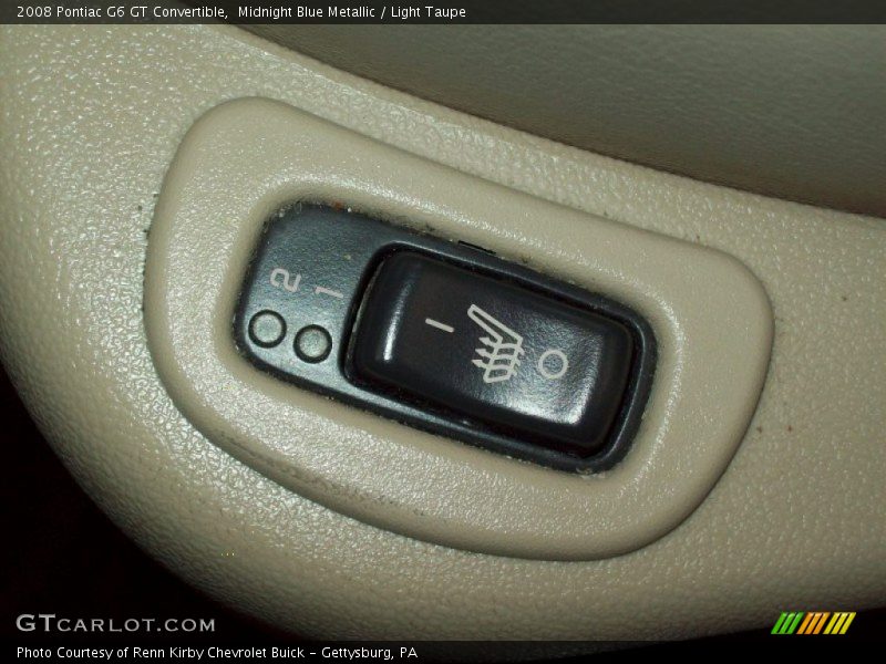 Midnight Blue Metallic / Light Taupe 2008 Pontiac G6 GT Convertible