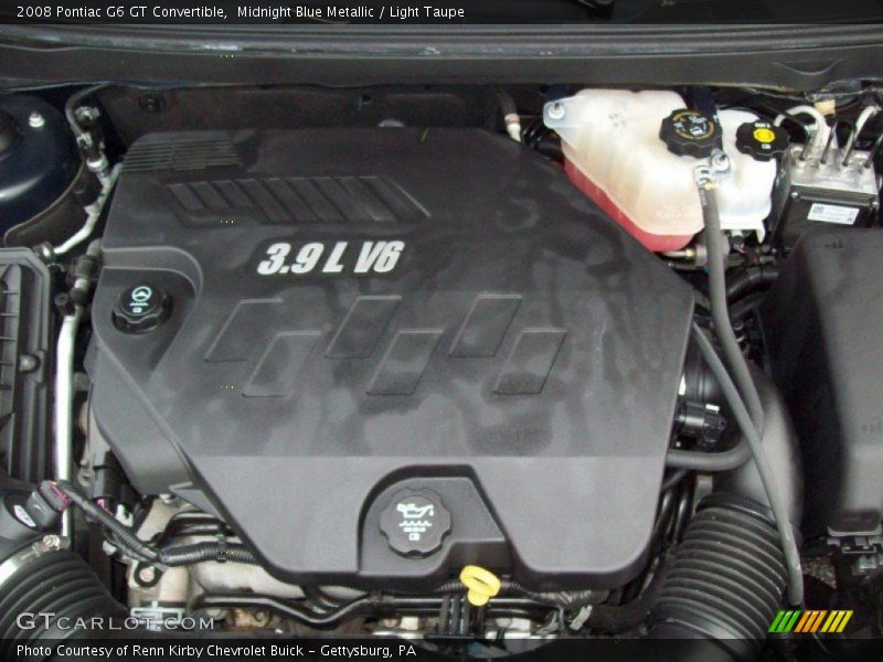 Midnight Blue Metallic / Light Taupe 2008 Pontiac G6 GT Convertible