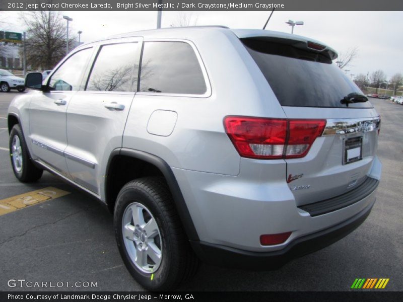 Bright Silver Metallic / Dark Graystone/Medium Graystone 2012 Jeep Grand Cherokee Laredo