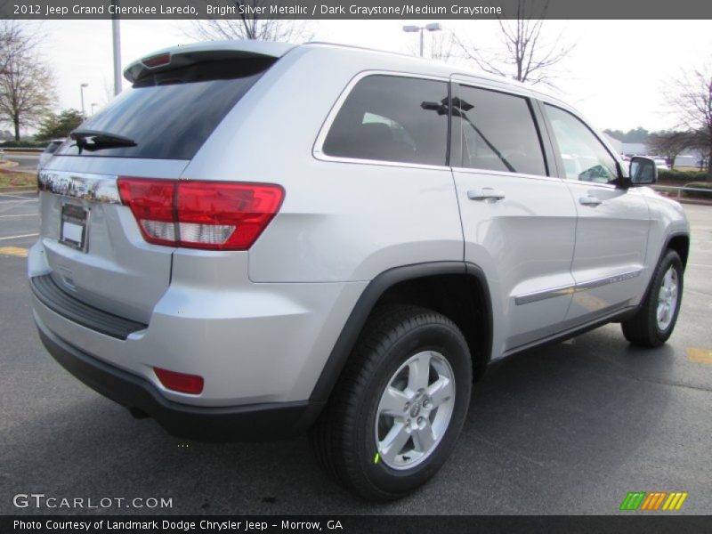 Bright Silver Metallic / Dark Graystone/Medium Graystone 2012 Jeep Grand Cherokee Laredo