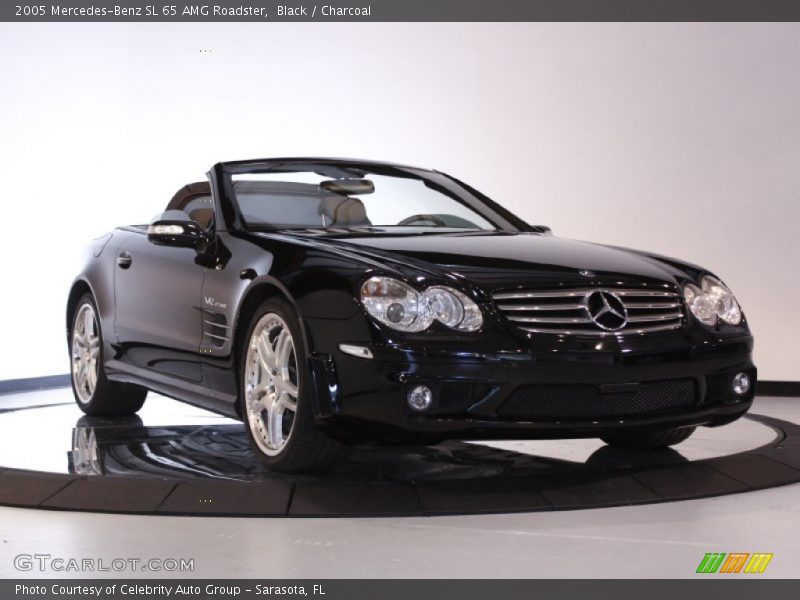 Black / Charcoal 2005 Mercedes-Benz SL 65 AMG Roadster