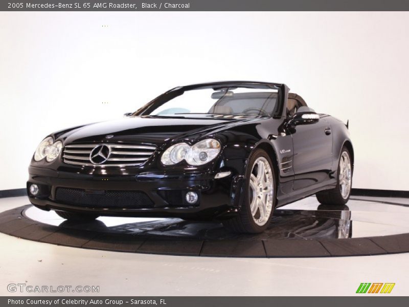 Black / Charcoal 2005 Mercedes-Benz SL 65 AMG Roadster