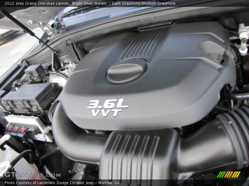 Bright Silver Metallic / Dark Graystone/Medium Graystone 2012 Jeep Grand Cherokee Laredo