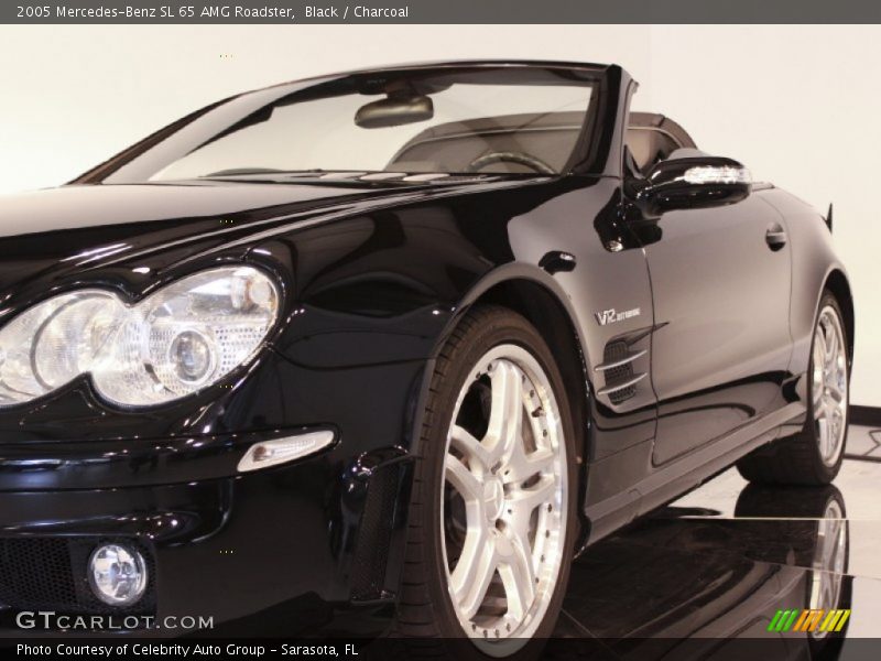 Black / Charcoal 2005 Mercedes-Benz SL 65 AMG Roadster