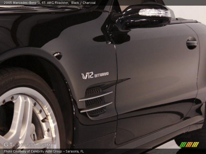 Black / Charcoal 2005 Mercedes-Benz SL 65 AMG Roadster