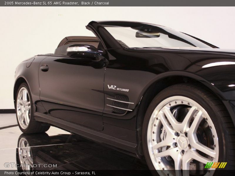 Black / Charcoal 2005 Mercedes-Benz SL 65 AMG Roadster