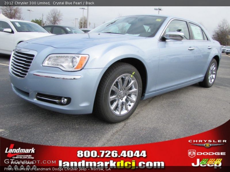 Crystal Blue Pearl / Black 2012 Chrysler 300 Limited