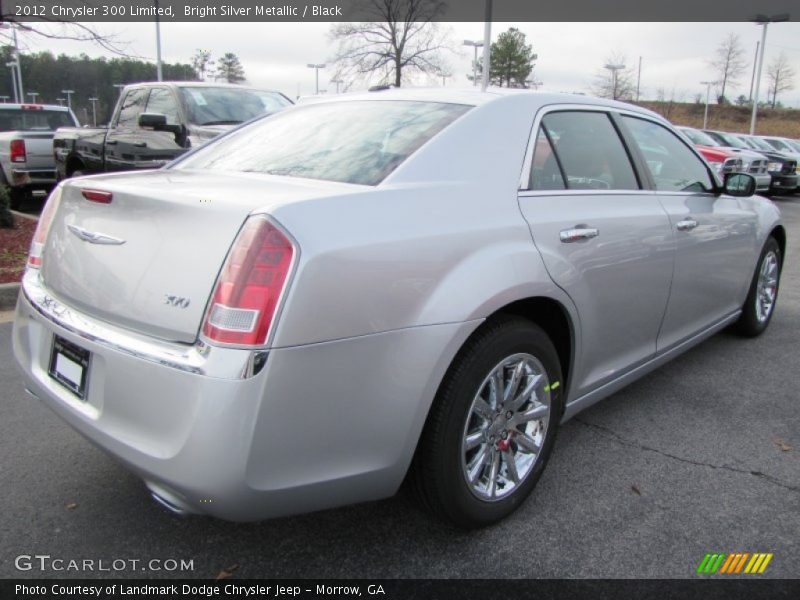 Bright Silver Metallic / Black 2012 Chrysler 300 Limited