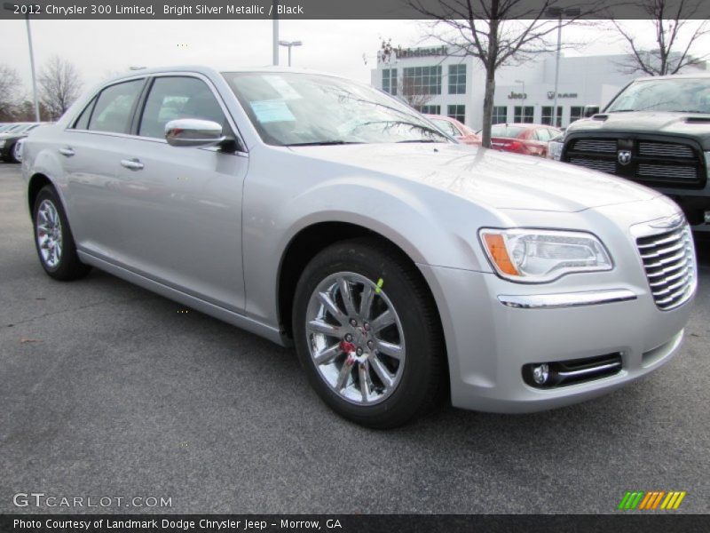 Bright Silver Metallic / Black 2012 Chrysler 300 Limited